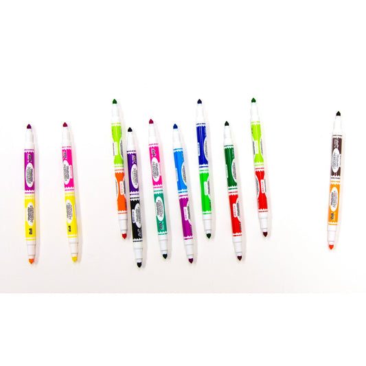8 Double-Tip Washable Markers