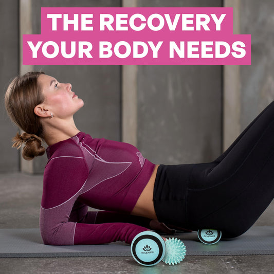 Massage Ball Therapy Set for Muscle Knots and Post-Workout - Physical Therapy Balls, Trigger Point & Yoga Therapy, Massage Ball for Feet - 6-Piece Set