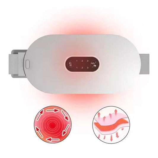 Uterus Warming Belt Warm Temperature Adjustable Treasure Heating Waist Protection Hot Compression Vibration Belt