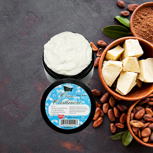 Coco Cashmere Organic Moisturizing Body Lotion Cocoa Butter Cashmere Type | 5 oz