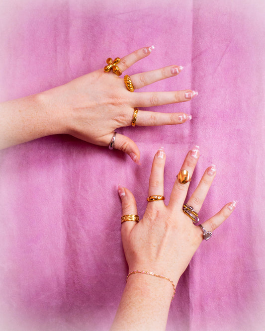 Sun, Moon, and Stars Titanium Fidget Ring