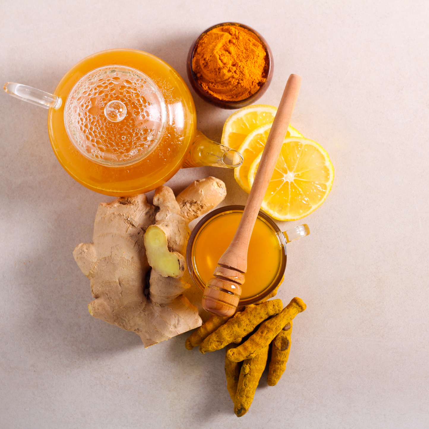Turmeric Ginger Peach Luxury Tea