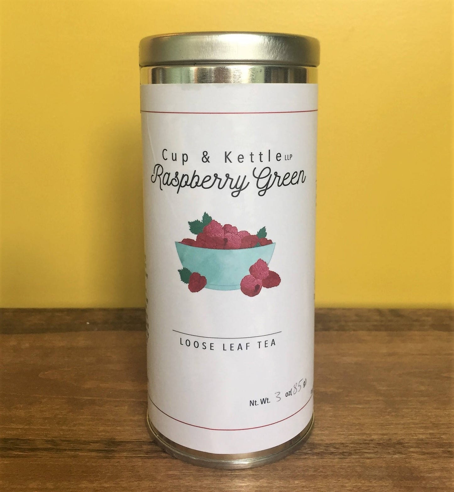 Raspberry Green Tea 3 oz Tin