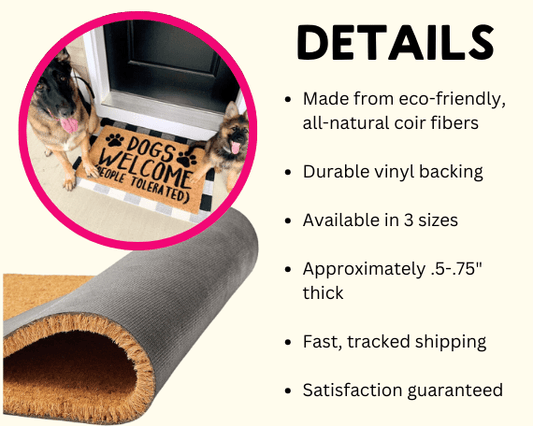 So Happy You’re Here Doormat