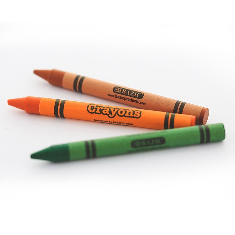 24 Color Washable Premium Crayons