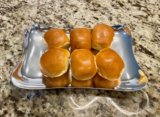 Minimalist Aluminum Serving Tray Handcast Sand-Cast Modern Table Centerpiece