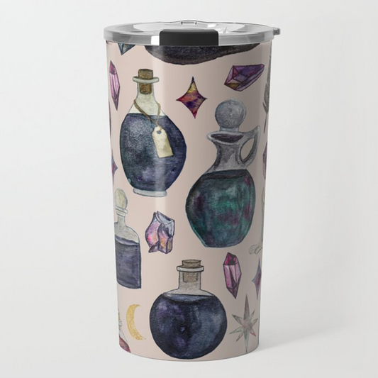 Potions Pattern Travel Mug