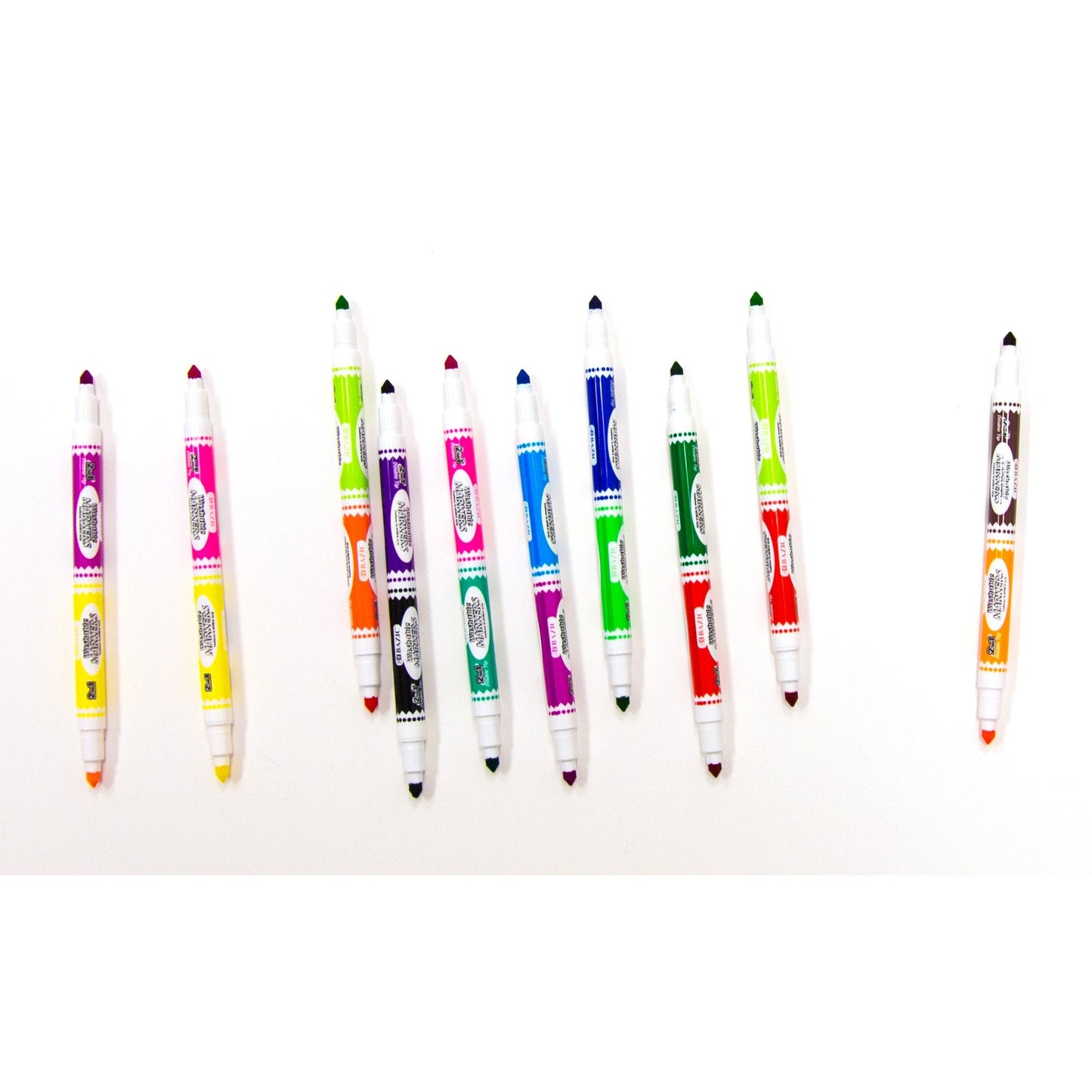8 Double-Tip Washable Markers