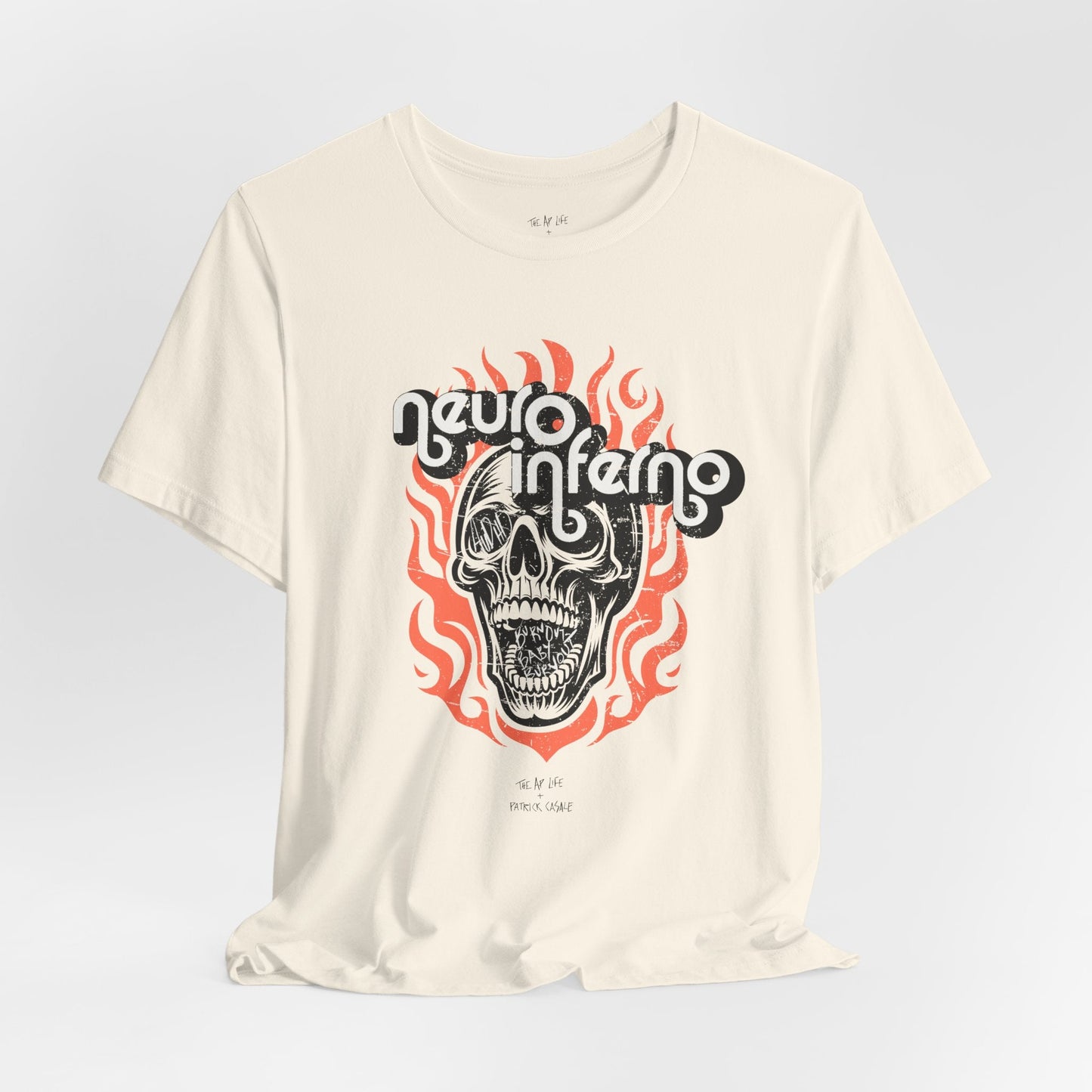 Neuro Inferno - AuDHD Burnout - Patrick Casale - Adult Unisex Jersey Tee (Ships Internationally)