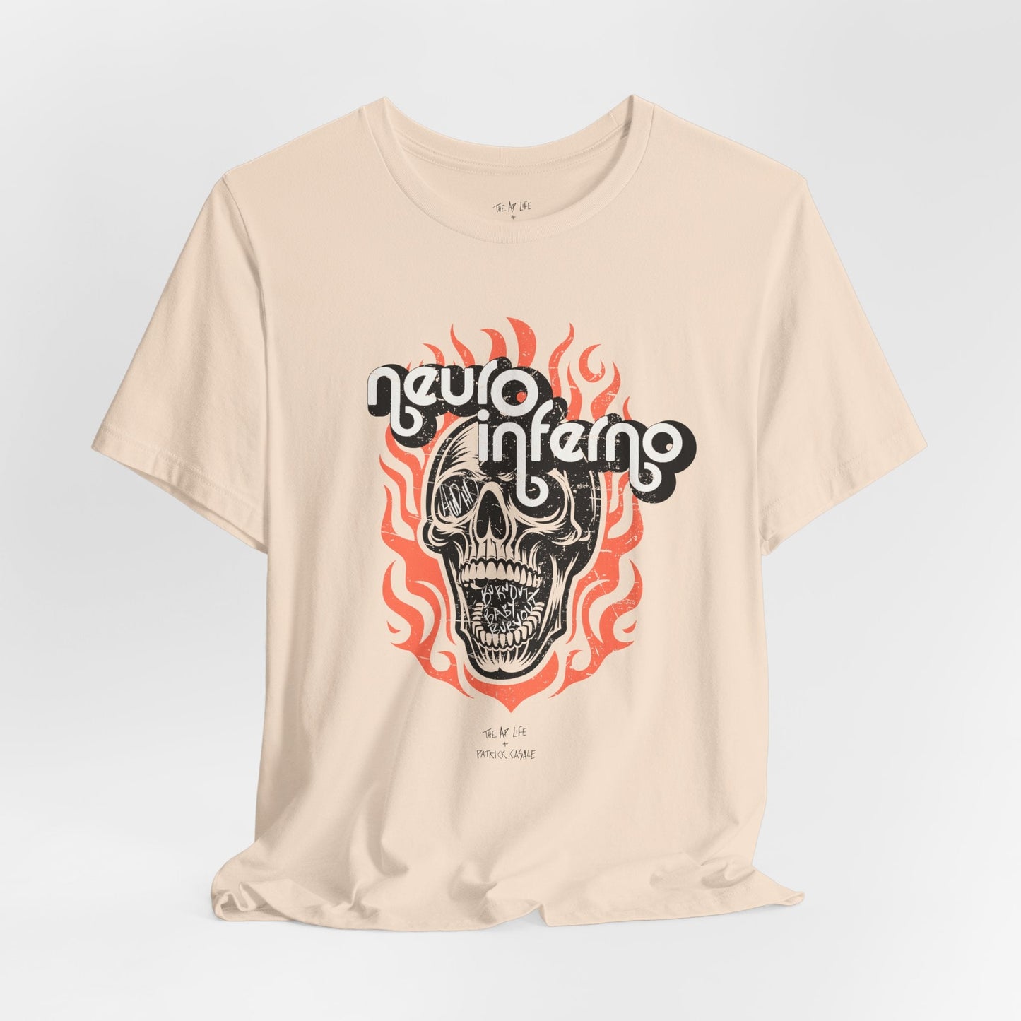 Neuro Inferno - AuDHD Burnout - Patrick Casale - Adult Unisex Jersey Tee (Ships Internationally)