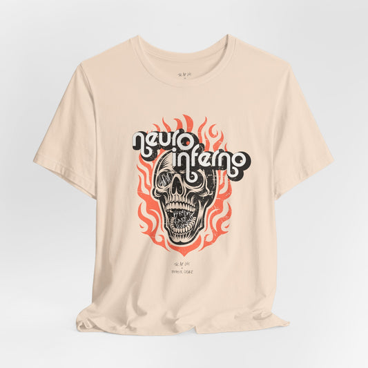 Neuro Inferno - AuDHD Burnout - Patrick Casale - Adult Unisex Jersey Tee (Ships Internationally)