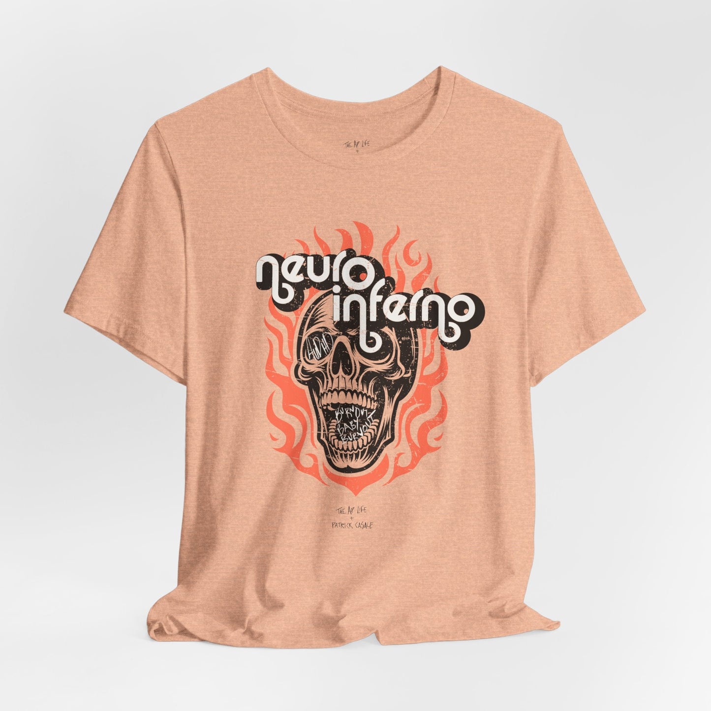 Neuro Inferno - AuDHD Burnout - Patrick Casale - Adult Unisex Jersey Tee (Ships Internationally)