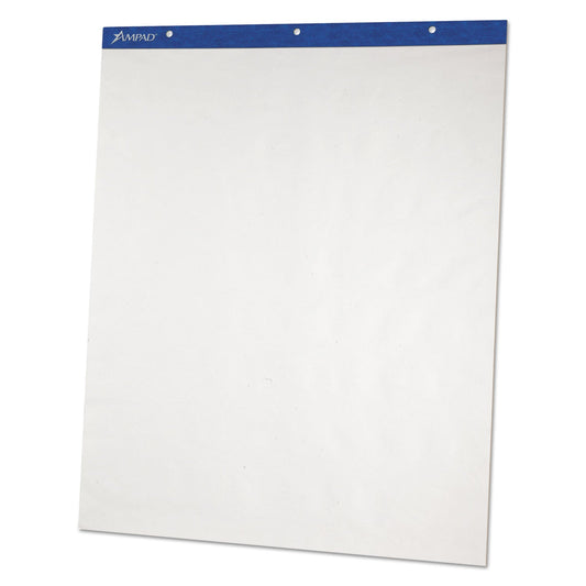 Ampad Flip Charts, Unruled, 27 x 34, White, 50 Sheets, 2/Carton