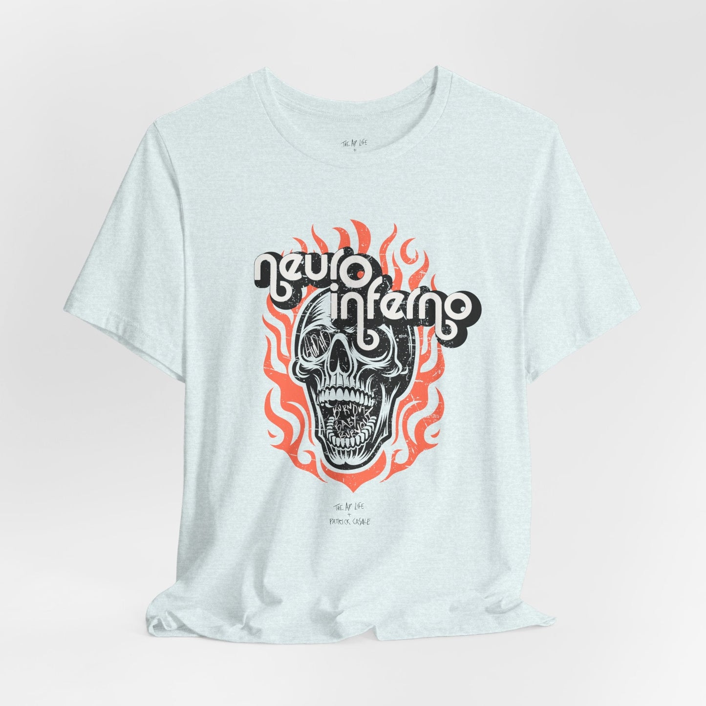 Neuro Inferno - AuDHD Burnout - Patrick Casale - Adult Unisex Jersey Tee (Ships Internationally)