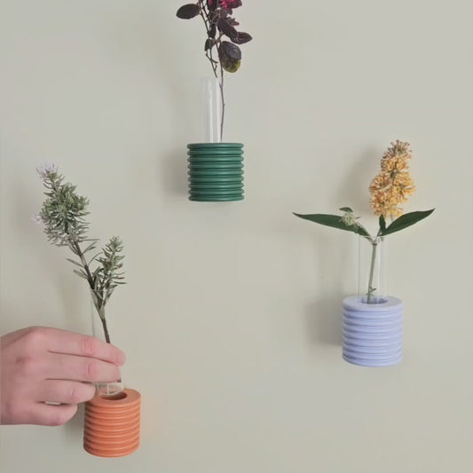 Ribble Wall Vase -  Pink