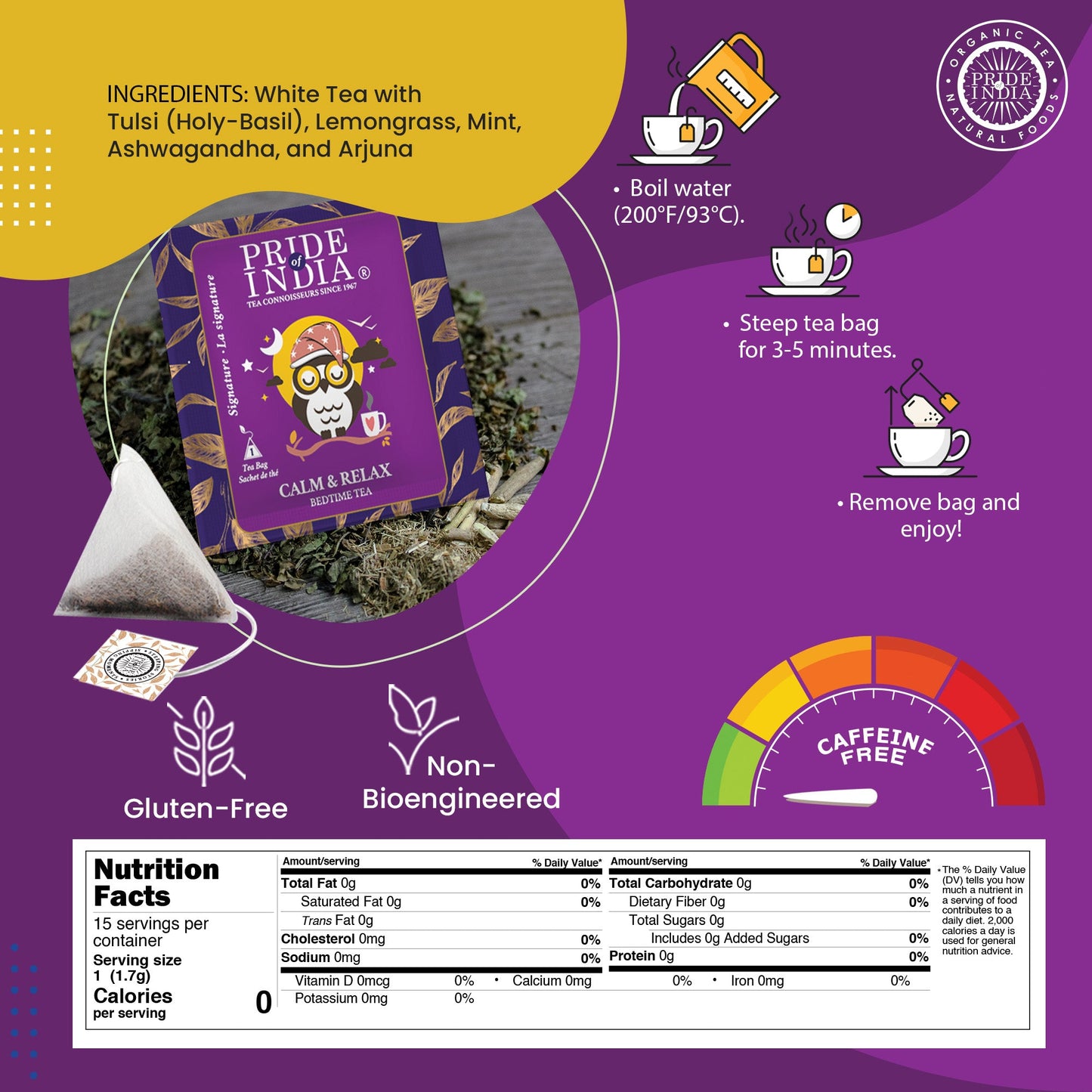 Calm & Relax - Bedtime Tea Bags