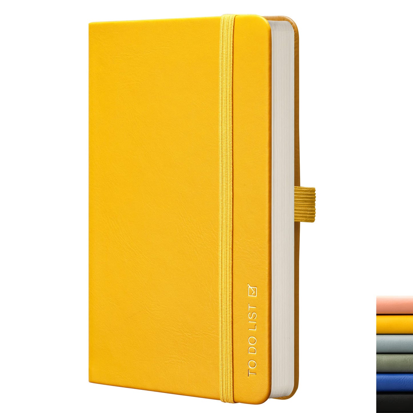 To Do List Notepad, 6.6x3.8" Daily Planner, Hourly Appointment Book, Yellow