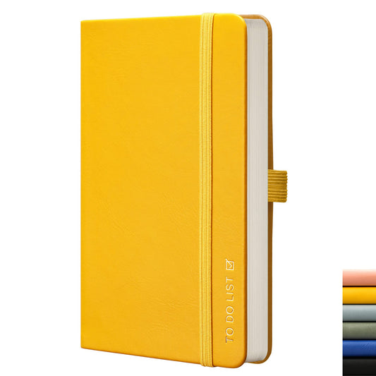 To Do List Notepad, 6.6x3.8" Daily Planner, Hourly Appointment Book, Yellow