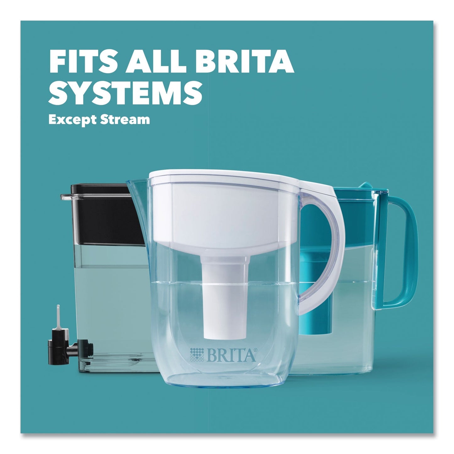 Brita Water Filter Pitcher Advanced Replacement Filters, 3/Pack
