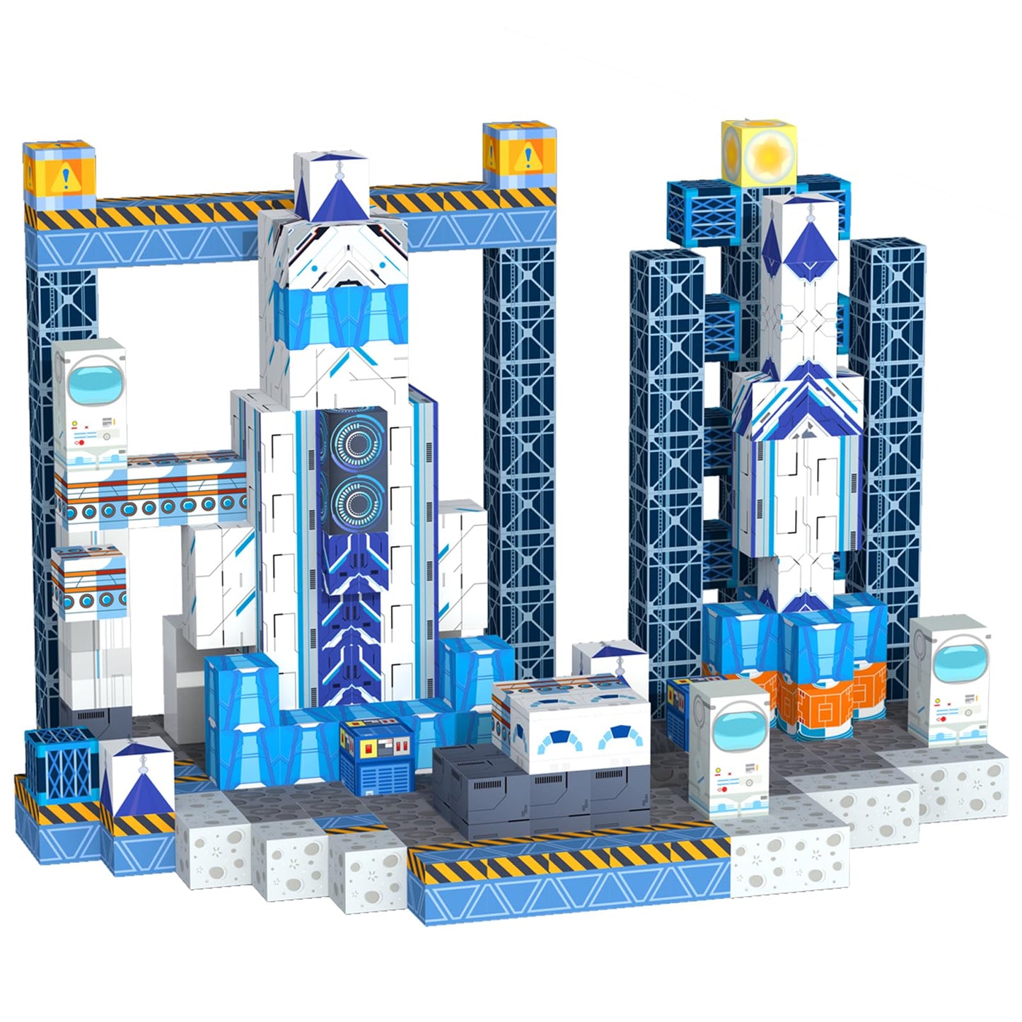 Magnetic Blocks Magnet Building Toys, STEM Building Game Montessori Sensory Toys for Kids Ages 3 to 10 years