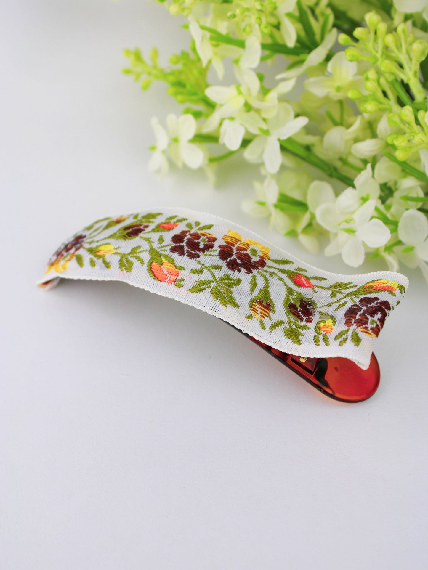 Climbing Roses Hair Clip