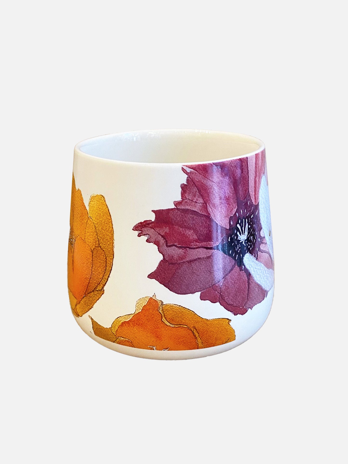 Porcelain Mug:  Cactus Flowers