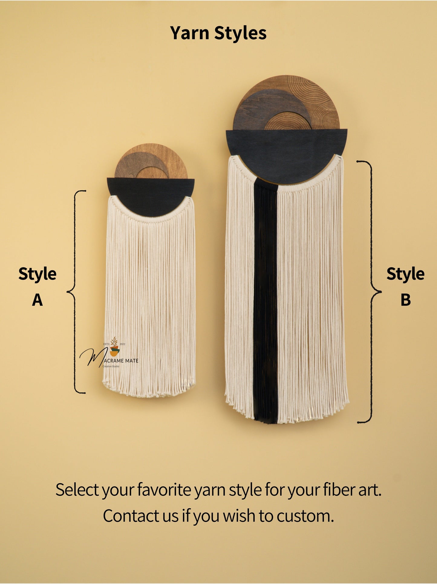 Fathom Macrame Fiber Wall Art (Y41)