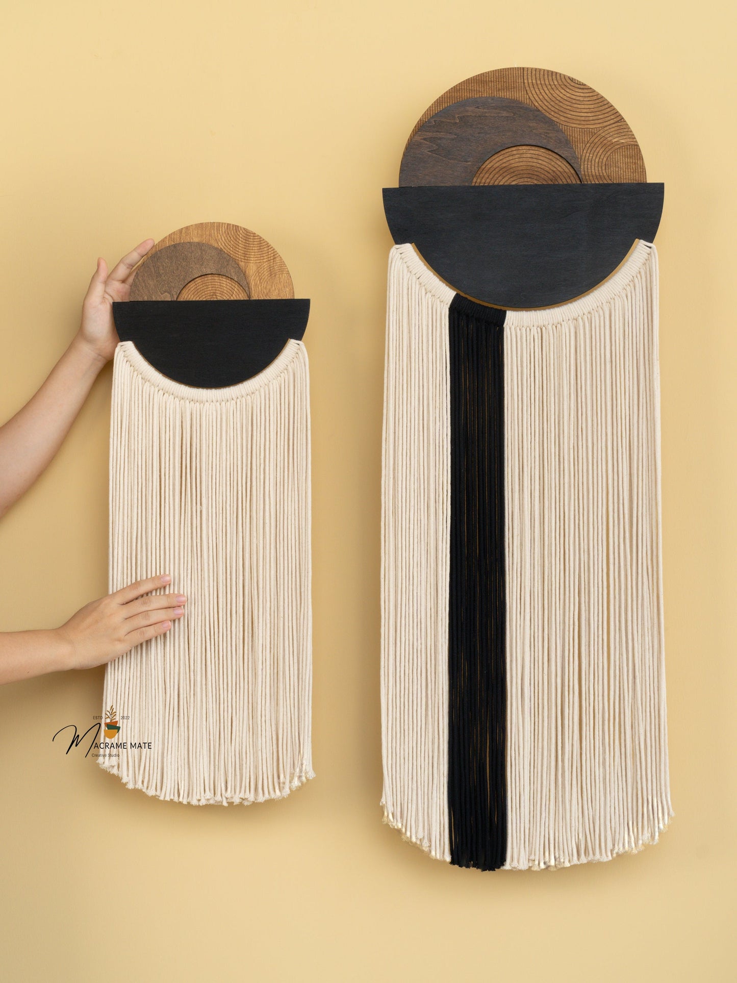 Fathom Macrame Fiber Wall Art (Y41)