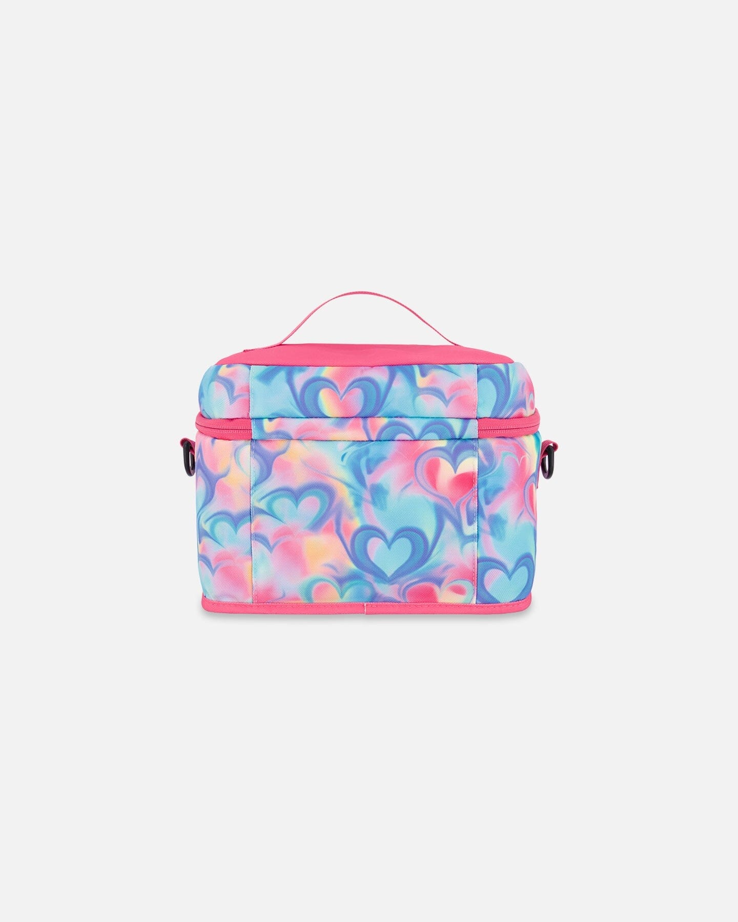 Lunch Box Rainbow Heart Print