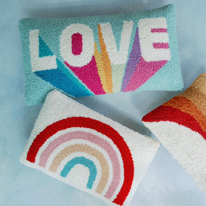 Rainbow Hook Pillow