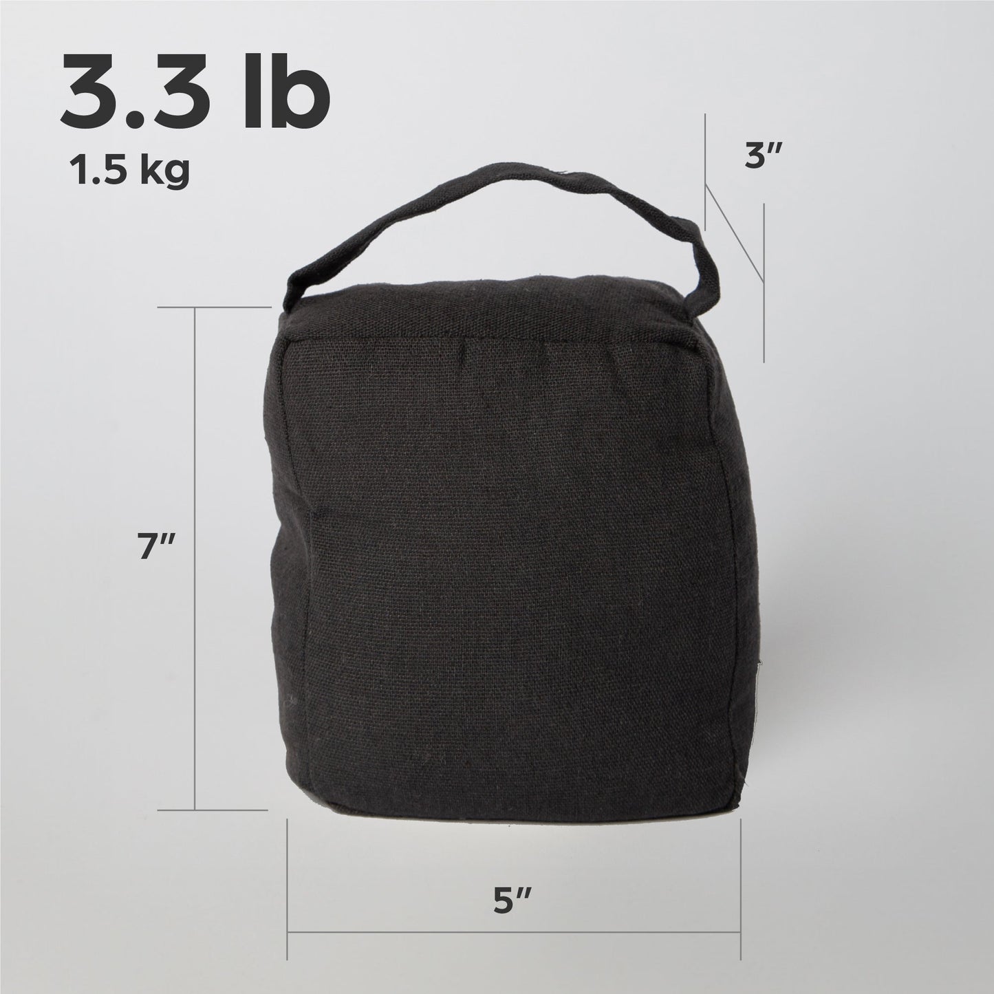 497 - Decorative Fabric Weighted Door Stopper for home and office