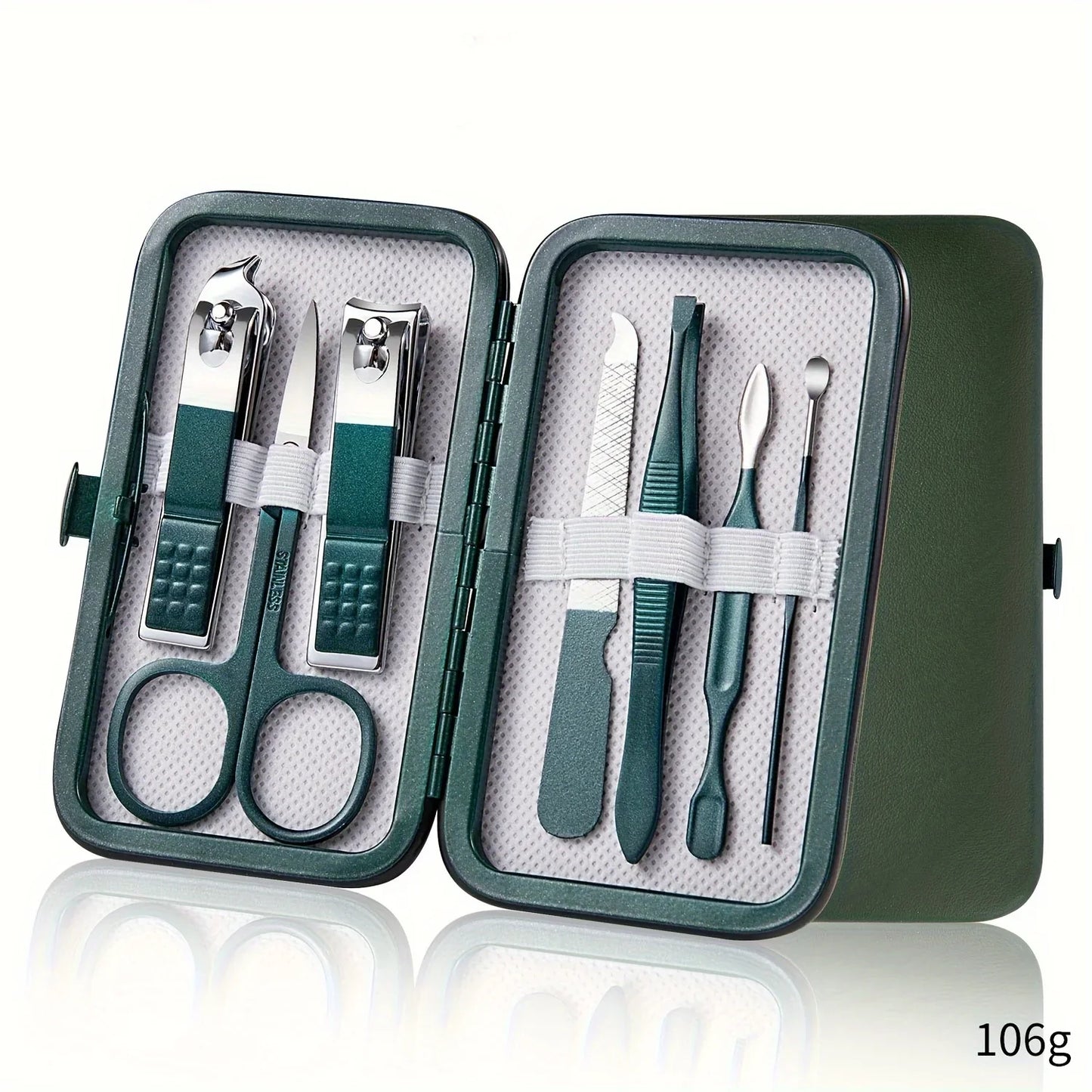 Snip Happens! 18-in-1 Stainless Steel Mani-Pedi Survival Kit – Sleek Nail Clippers & Trimmers with Luxe Travel Case