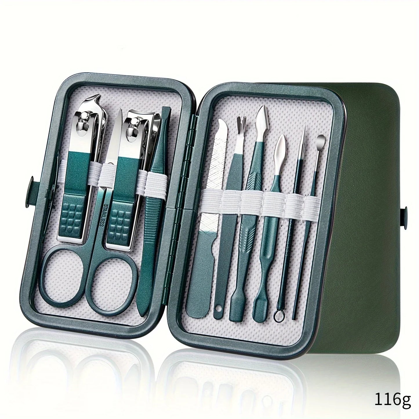 Snip Happens! 18-in-1 Stainless Steel Mani-Pedi Survival Kit – Sleek Nail Clippers & Trimmers with Luxe Travel Case