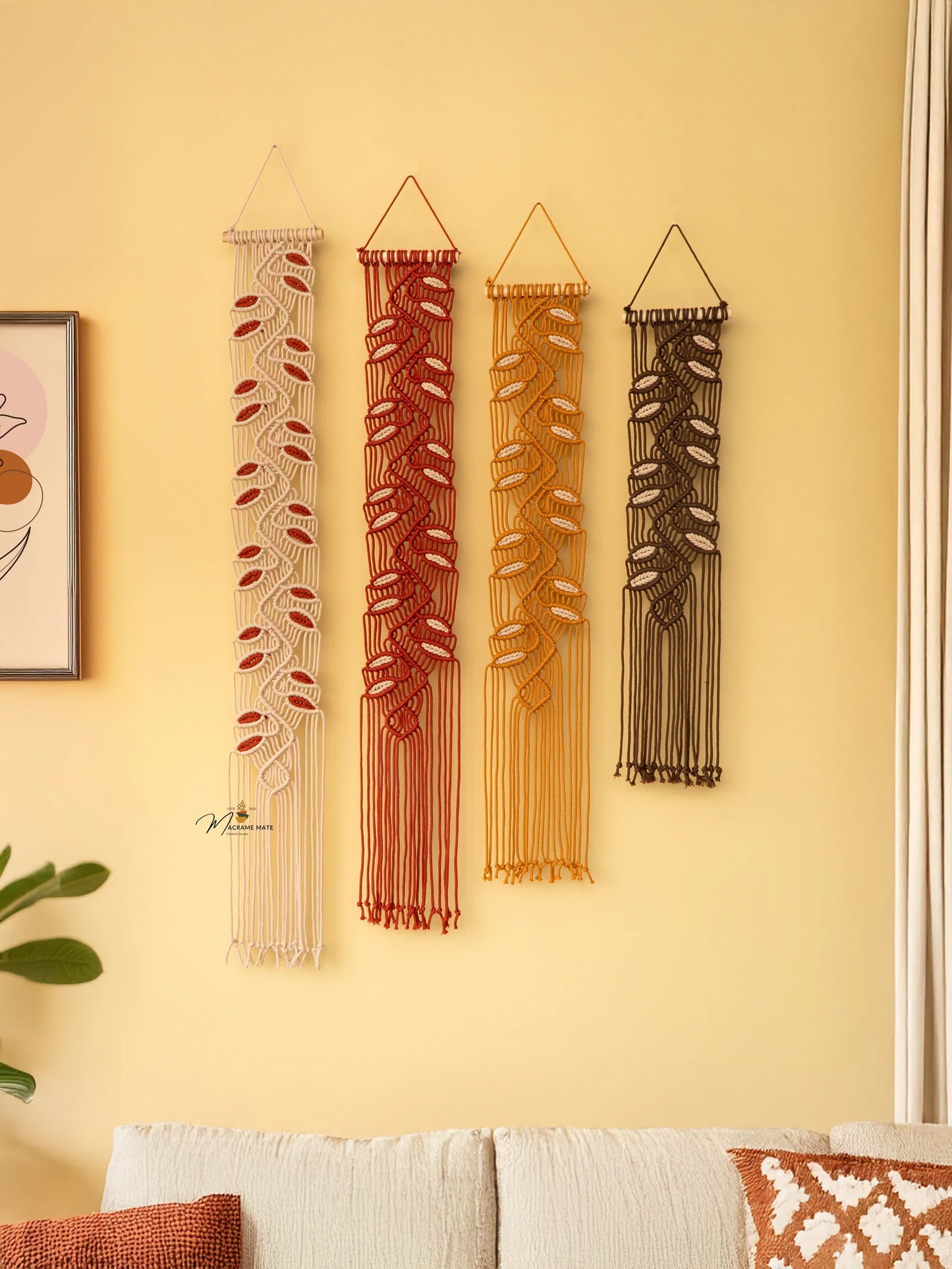 Vesta Earth Macrame Wall Hangings