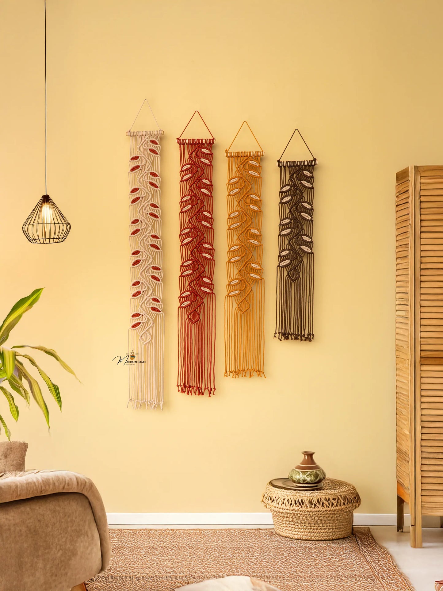 Vesta Earth Macrame Wall Hangings