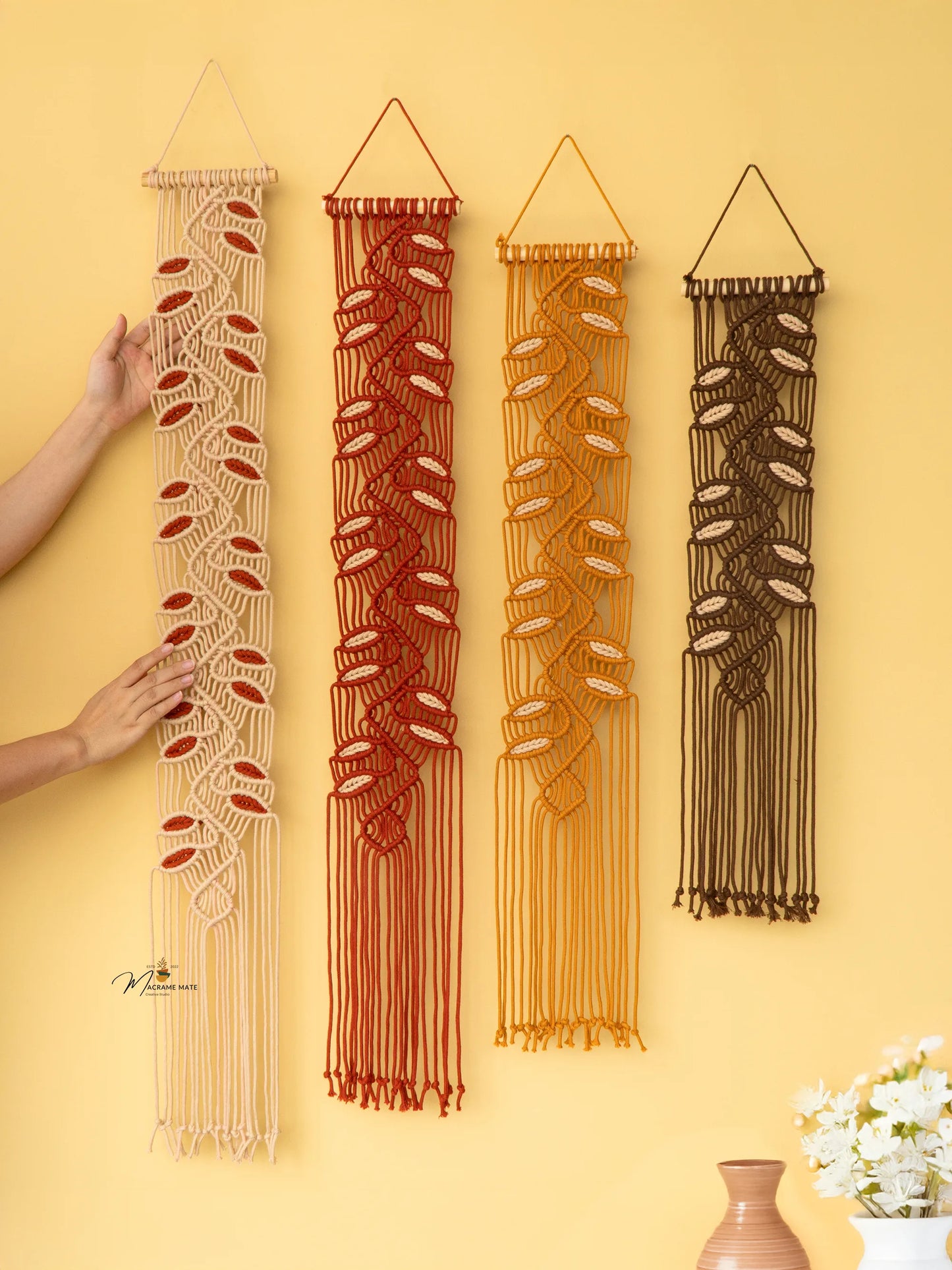 Vesta Earth Macrame Wall Hangings