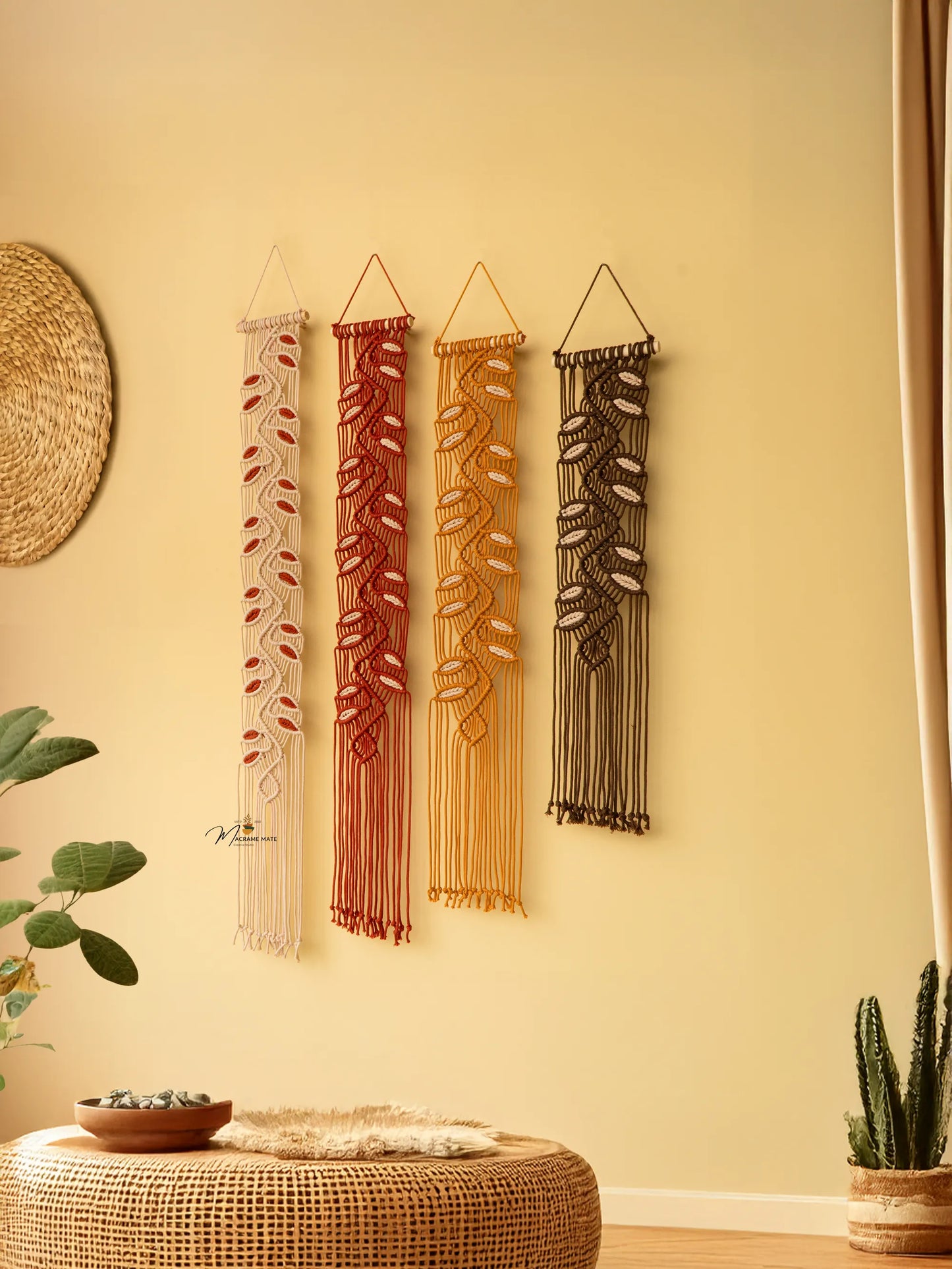 Vesta Earth Macrame Wall Hangings