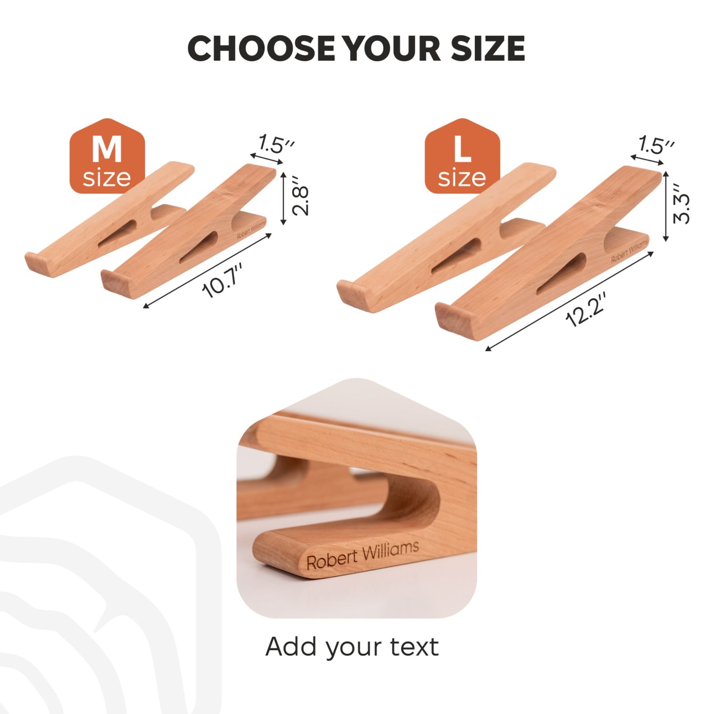 Wooden Laptop Stand – Solid Wood