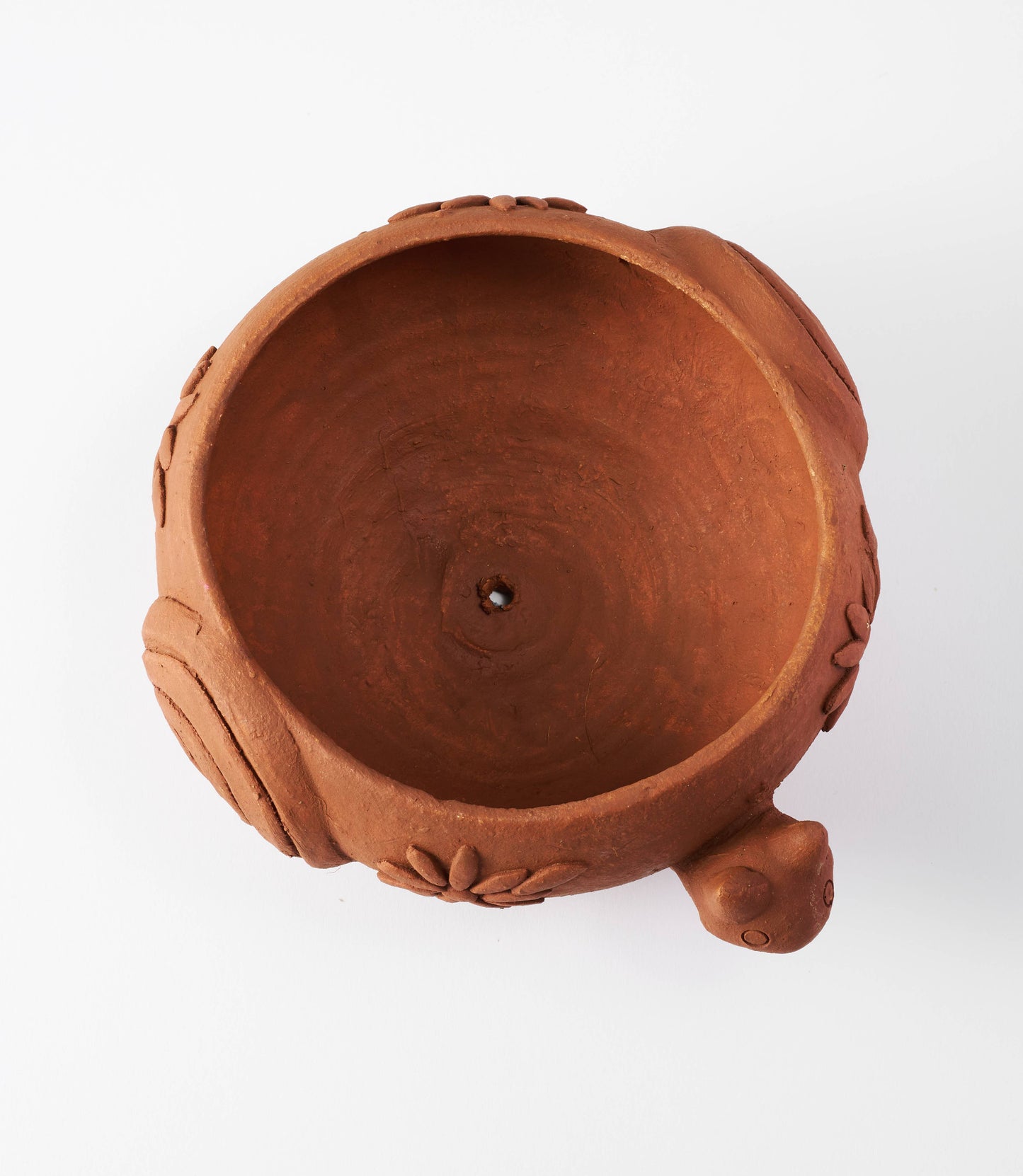 Rakshana Snail Plant Pot - Terracotta