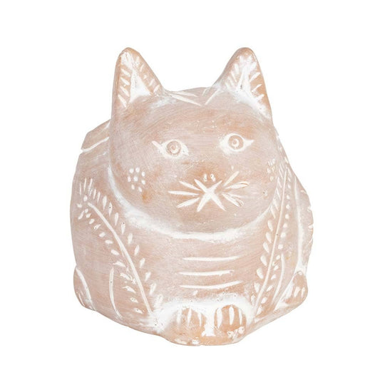Petite Crouching Cat Planter