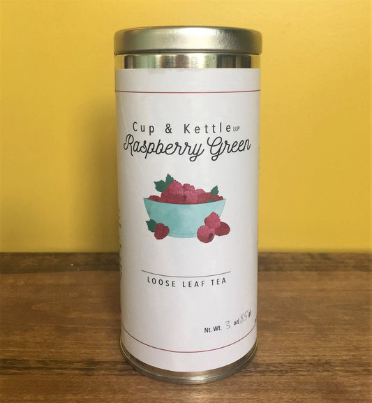 Raspberry Green Tea 3 oz Tin