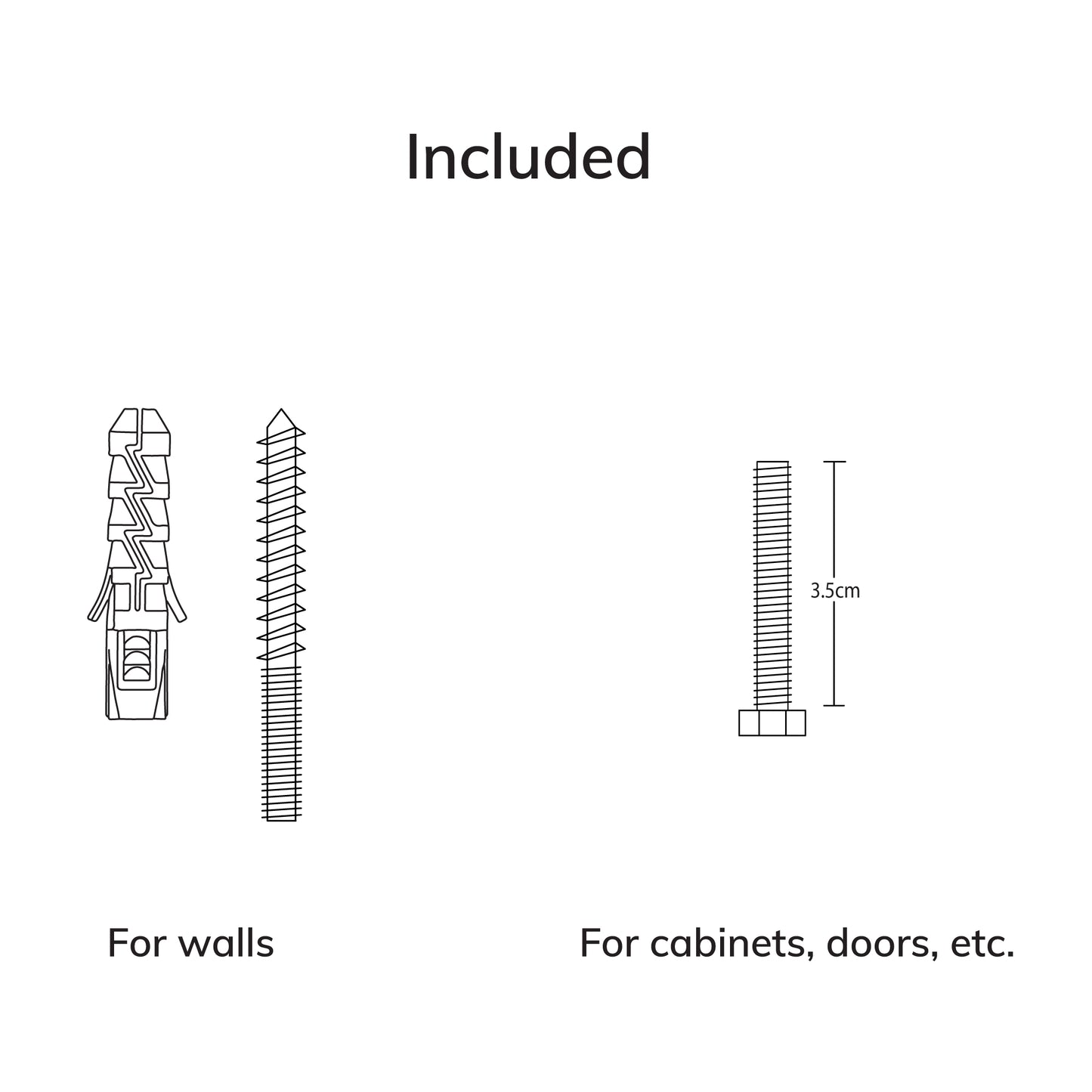 Round Beech Wood Coat Hook/Knob - Set of 4