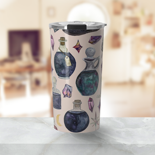 Potions Pattern Travel Mug