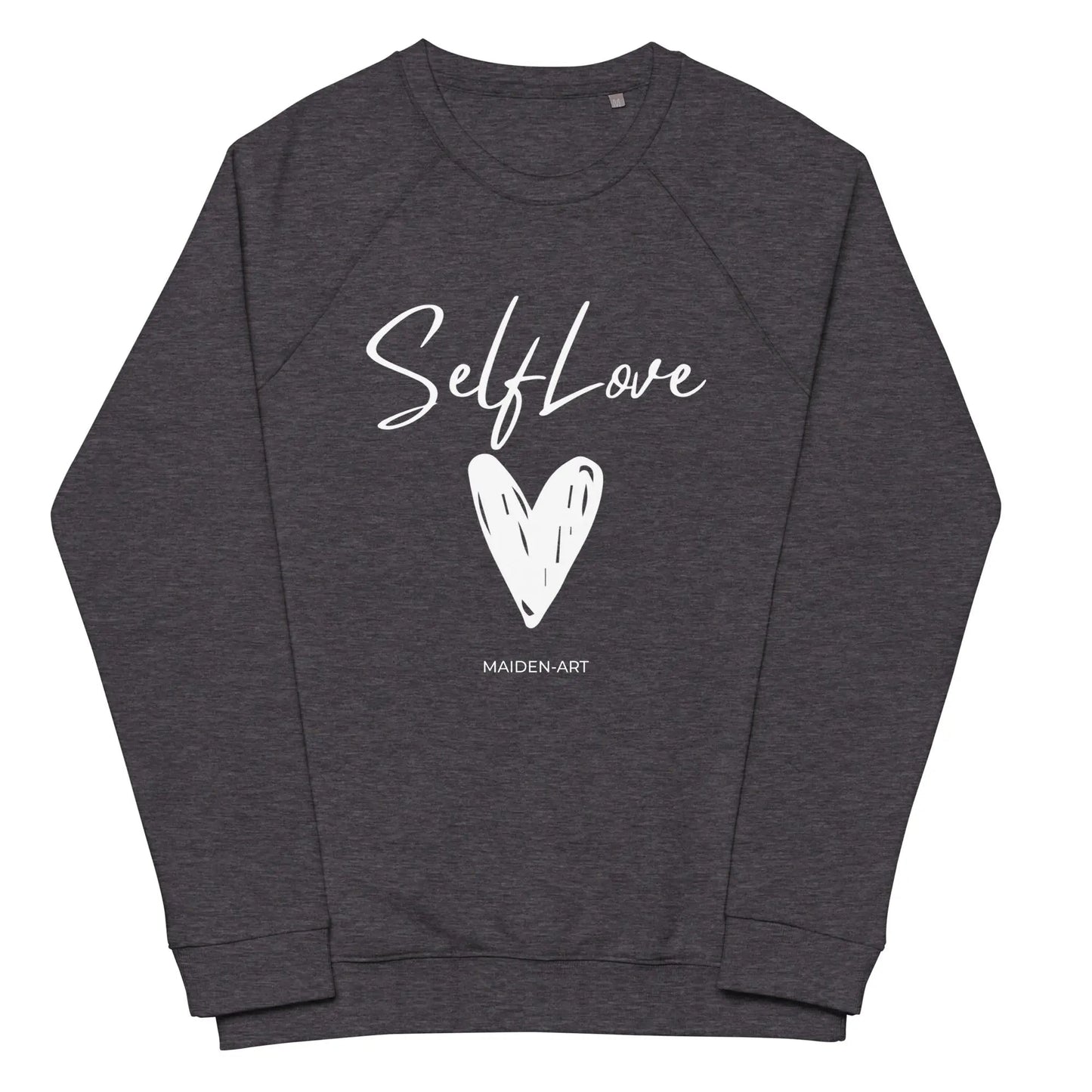 Organic sweatshirt SELF LOVE Unisex organic raglan sweatshirt